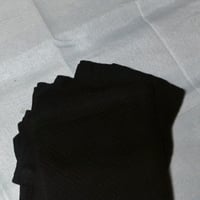 Kuchynské utierky Moosfor, 100 % bavlna, sada, 32 x 72 cm, mäkké a savé prémiové utierky na riad, čierne — sada 4 ks 4