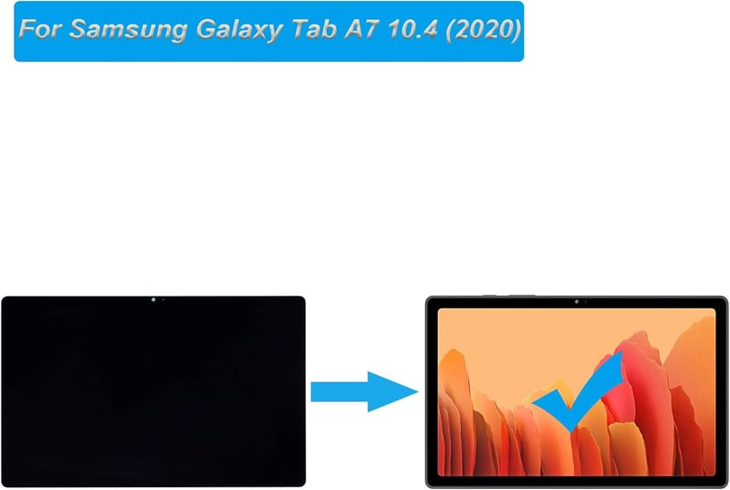 E-YIIVIIL AMOLED Kijelző Samsung Galaxy Tab A7 10.4 SM-T500 SM-T505 Tablethez - LCD Érintőképernyő Szerelőkészlettel