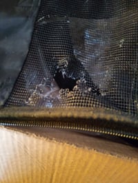 Amazon Basics meka torba za nošenje kućnih ljubimaca za pse, crna, veličina L, 50x30,4x30,4 cm, prozračna – mrežasti otvori (stanje: vidi 2. sliku) 2