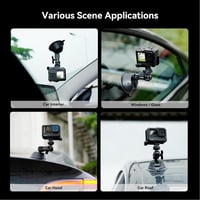 GoPro és DJI kamera rögzítő dupla tapadókorongos autós szélvédőtartó - SMALLRIG 4193 8