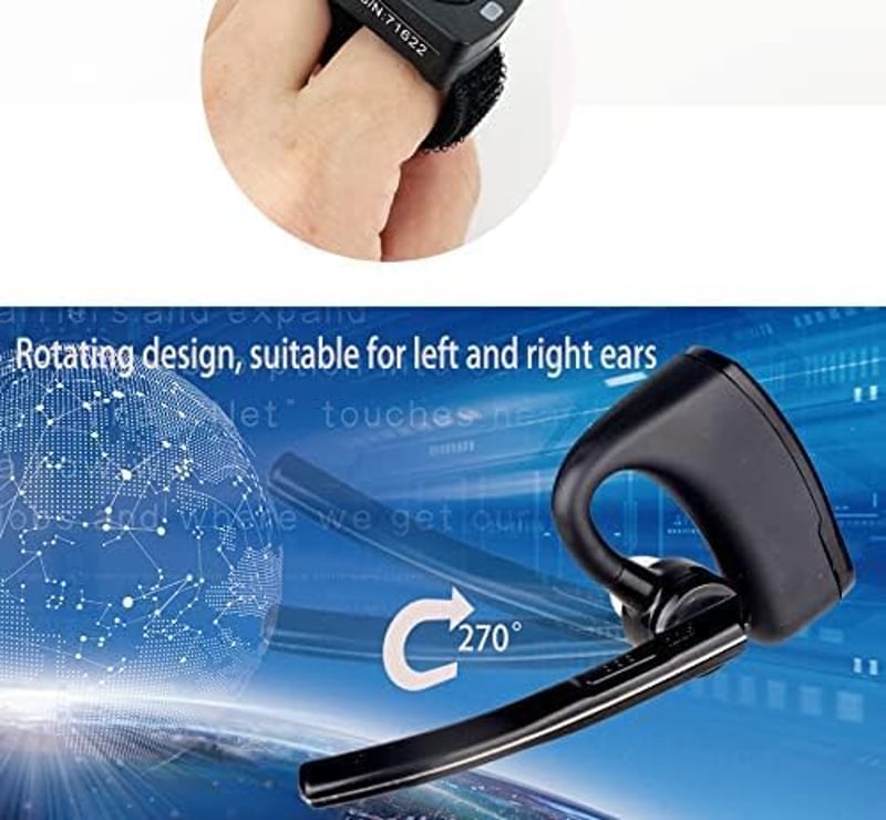 Baofeng UV-82, UV-5R, BF-888S rádiókhoz Bluetooth PTT fülhallgató és mikrofon