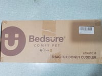 Bedsure Kerek Szürke Puha Macskaágy és Kutyafekhely 60 cm 8