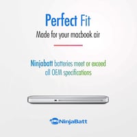 MacBook Pro 13" A1322 akkumulátor - NinjaBatt nagy kapacitású csereakku 2009-2012 modellekhez 6