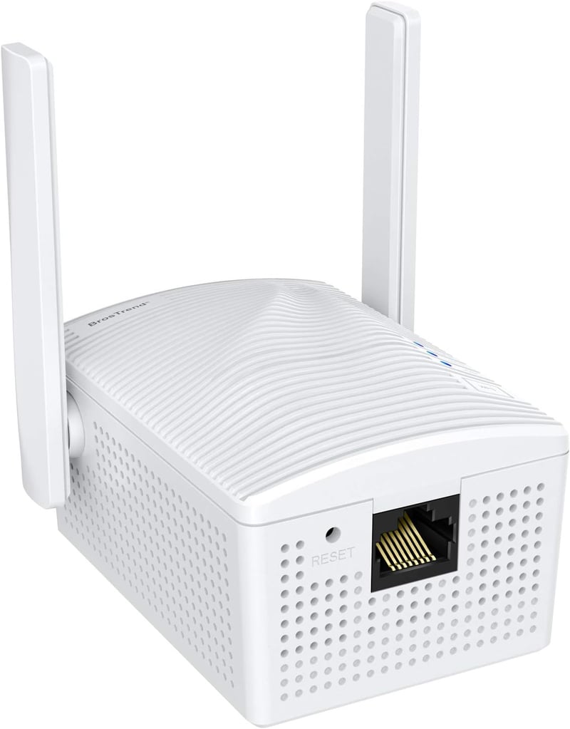 BrosTrend AC7 1200Mbps Ethernet-WiFi Adapter - Vezetékes Eszközök Vezeték Nélküli Csatlakoztatásához TV, Nyomtató, Játékkonzol, IP Kamera Sz - White