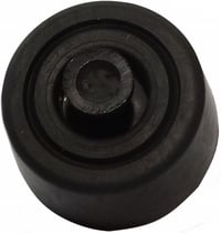 Aerzetix 4db Fekete Kerek Bútorláb 10mm - Újracsomagolt 1