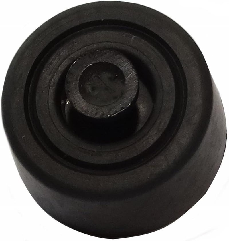 Aerzetix 4db Fekete Kerek Bútorláb 10mm - Újracsomagolt