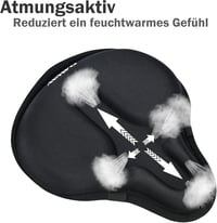 Daway C6 Extra Széles Gél Nyeregvédő - Kényelmes Üléshuzat Spinning, MTB és Városi Kerékpárokhoz 4