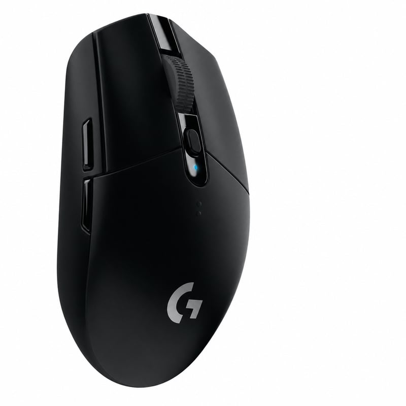 Bezdrôtová herná myš Logitech G G305 LIGHTSPEED, čierna, snímač HERO 12K, 12000 — bez Bluetooth adaptéra (stav: pozri 2. obrázok)