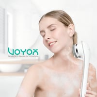 VOYOR Elektromos Hátsúroló Kefe - Vízálló, Tölthető, 4 Fejjel, Szürke 7