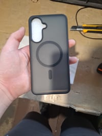 Magnetický kryt na Samsung Galaxy A57 5G Vansdon, čierny — sklenená fólia chýba, v balení je len kryt (stav: pozri 2. obrázok) 2