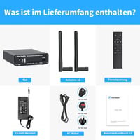 Fosi Audio T10 200W WiFi Bluetooth HiFi erősítő, távirányítóval 6