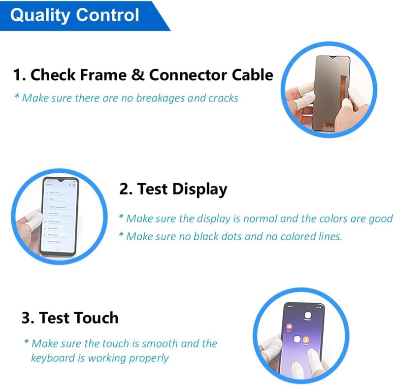 iYAiYO Blackview BV6200 Előre Összeszerelt LCD Érintőképernyő - Eredeti Kijelző Csere Szerszámkészlettel Mobiltelefon Javításhoz