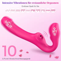 Amoochoo Páros Vibrátor - Dupla Élvezet Nőknek, 10 Módú Csiklóizgató és G-pont Stimuláló 2