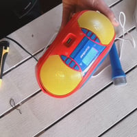 Radio CD portabil pentru copii Karcher RR 5026 cu microfon, USB, radio FM, color — Produs utilizat (stare: vezi a 2-a fotografie) 2