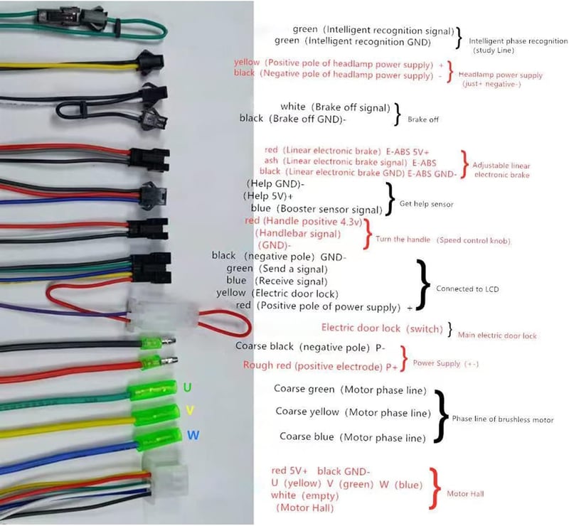 MAGT 36V-48V Elektromos Roller Kefe Nélküli Vezérlő - Vízálló LCD Kijelzővel, Alumínium Szinusz Szabályzó Elektromos Kerékpárokhoz - 2#36V-48V