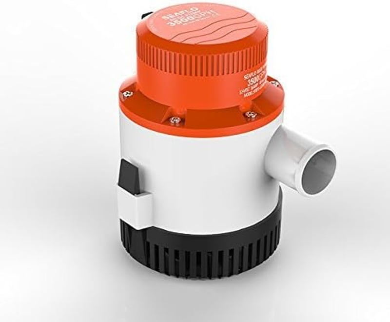 LIGHTEU Seaflo 12V 3500GPH Merülő Szivattyú Hajókhoz és Kempingezéshez