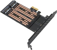 VBESTLIFE Dual M.2 NVMe SSD PCIE Adapter - 6Gbps Átalakító Kártya M2 SATA SSD-hez, Többféle Mérethez (22110/2280/2260/2242/2230), Windows/Li 8