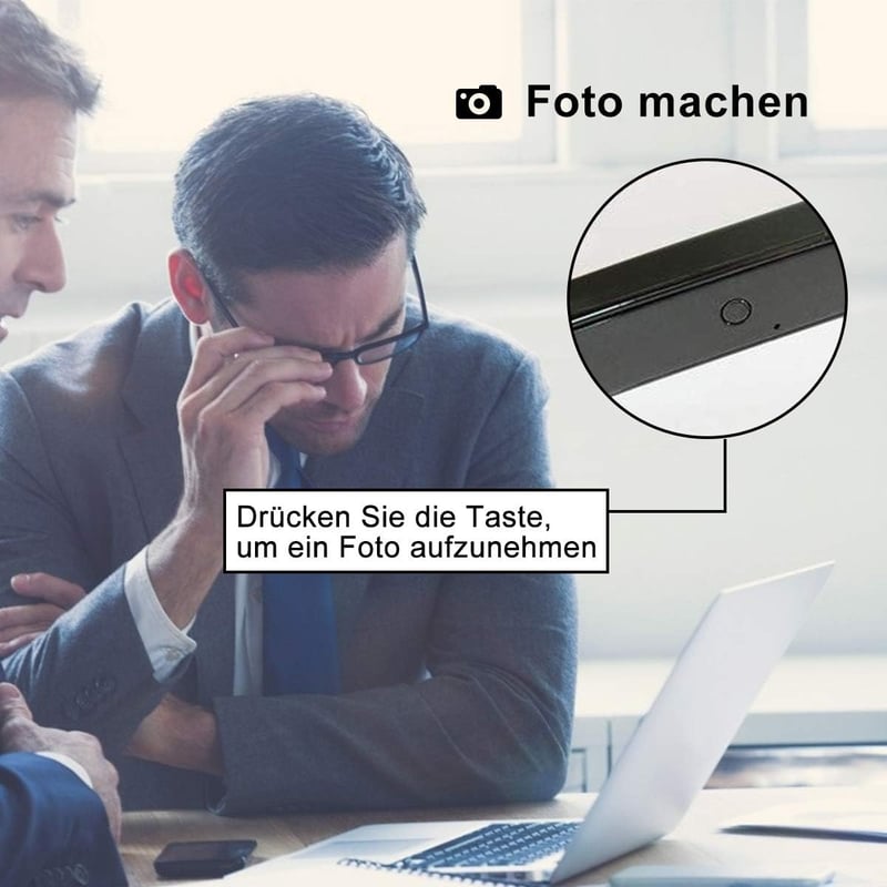KAMREA Full HD Mini Kamera - Hordozható Rejtett Megfigyelő Kamera Hang- és Videofelvétellel
