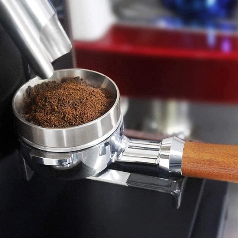 Tazzor 51 mm-es Kávéadagoló Gyűrű és Töltőtölcsér Baristáknak
