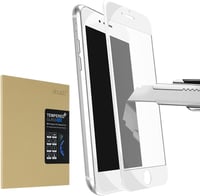 iPhone 7 Plus Edzett Üveg Képernyővédő - 9H Keménységű HD Fólia (Fehér) 2
