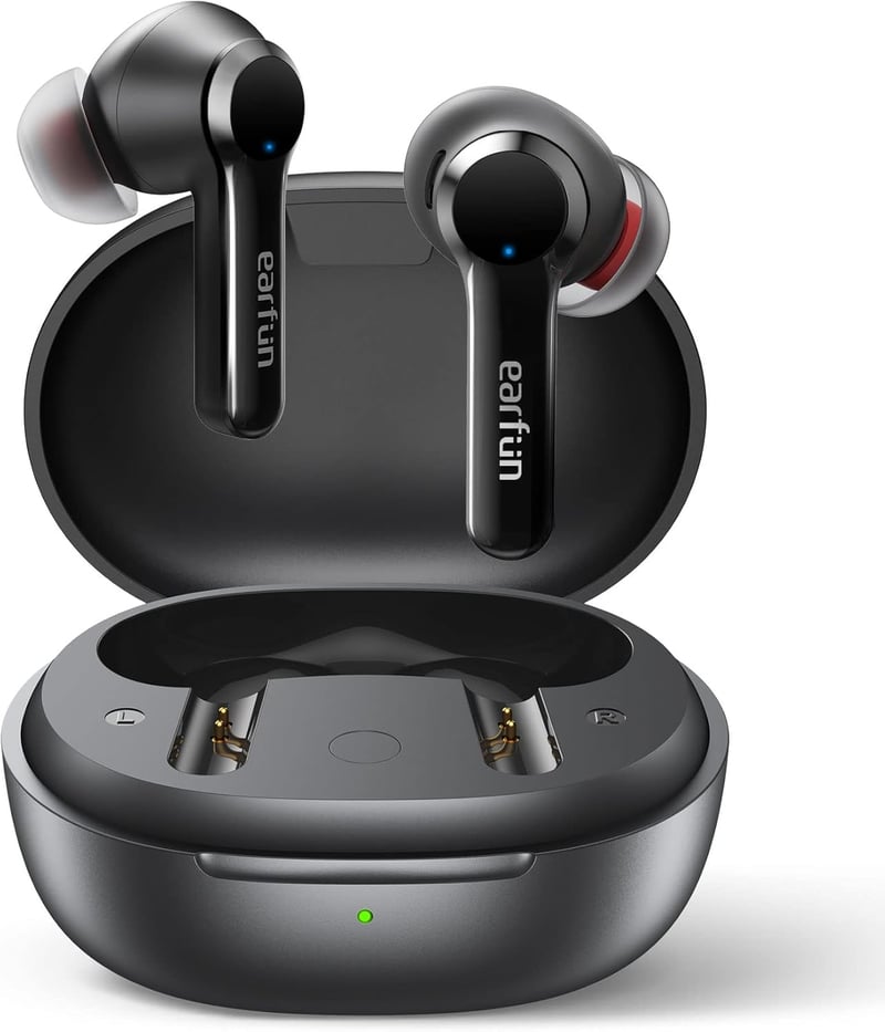 EarFun Air Pro 2 zajszűrős fülhallgató, 6 mikrofon, HiFi hang, mély basszus, applikációval