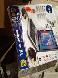 VTech Genio detský vzdelávací notebook XL so 7-palcovým LCD dotykovým displejom, 40 vzdelávacími hrami a myšou, rozbalený outletový kus 2