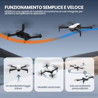 Holy Stone HS280 Drón 1080P HD Kamerával, WiFi, 30 Perc Repülési Idő, 2 Akkumulátor, Hangivezérlés, Élő Videó, Kezdőknek és Gyerekeknek, Hor 3