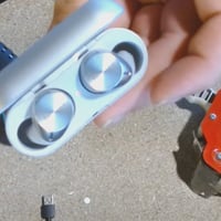 Technics EAH-AZ80E-S bežične slušalice s uklanjanjem buke, srebrne, Bluetooth multipoint 3 — kabel za punjenje (stanje: vidi 2. sliku) 3