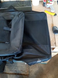 lionto Skladacia prepravka pre psov 70x52x50 cm čierna, prenosná cestovná taška pre psov — bez vankúša (stav: pozri 2. obrázok) 4