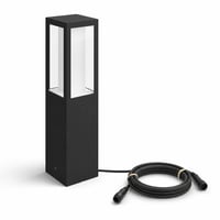 Vonkajšie stĺpikové svietidlo Philips Hue Impress čierne, záhradné osvetlenie, bez adaptéra (neúplné, výstavný kus) (stav: pozri 2. obrázok) 1