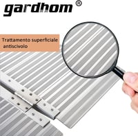 gardhom Összecsukható Kerekesszék Rámpa 61 cm, 362 kg Teherbírás, 72 cm Extra Széles Küszöbáthidaló Lépcsőkhöz, Ajtókhoz, Csúszásgátló Felül 5