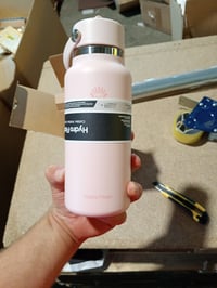 Nerezová fľaša Hydro Flask Wide Mouth s viečkom so slamkou, 946 ml, ružová (Trillium) — vyskúšaná (stav: pozri 2. obrázok) 4
