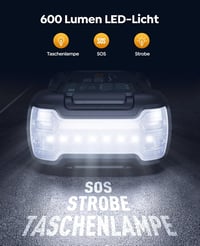 YaberAuto 6000A Autós Indításrásegítő Powerbank, 26800mAh, 65W USB-C PD, 600 Lumen LED Lámpa, Benzin és 12L Dízel Motorokhoz 5
