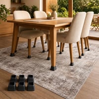 Set za zaštitu podova: 64x kapice za noge namještaja + protuklizna podloga 160x230 1