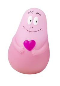 Pabobo Barbapapa Rózsaszín Éjjeli Fény Gyerekeknek - Elemes, Energiatakarékos, Tompítható Világítás, Biztonságos Gyermekszobai Lámpa 4