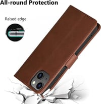 iPhone 13 mini Cresee bőr pénztárcás flip tok - Elegáns védelem 7