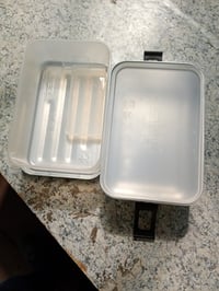 SIGG Alu Lunchbox Plus S aluminijska kutija za užinu s pregradama, nepropusna, bez BPA, periva u perilici posuđa, 0,8 L 2