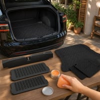 Pachet protecție Tesla Model 3: grilă ventilație + gel curățare 160g + bandă praguri + covoraș portbagaj 1