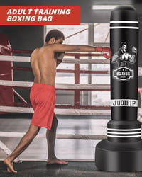 Álló boxzsák felnőtteknek - 175 cm-es NZQXJXZ edzőállvány MMA és thai box gyakorláshoz 6