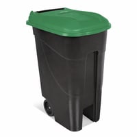 Tayg EcoTayg 80 literes hulladékgyűjtő szemetes kuka pedálos, zöld fedeles — hibás, alkatrésznek: hiányzó (állapot: lásd a 2. képet) 1