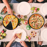 HaWare 30 cm-es tapadásmentes kerek pizzasütő tálca, 2 darabos szett 7