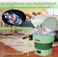 SuLiao 15L Mini Mosógép 2in1 Centrifugával Utazáshoz Lakókocsiba Kollégiumi 6