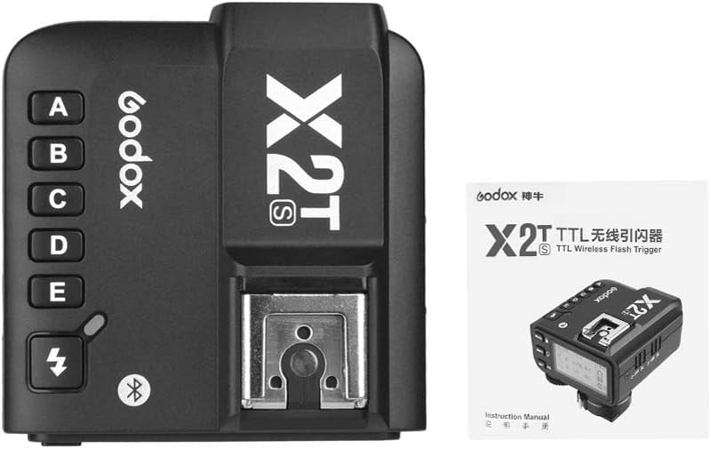 Godox X2T-S TTL Vezeték Nélküli Vaku Kioldó Sony Kamerákhoz - 1/8000s HSS 2.4G Távkioldó V1 TT350S AD200 Vakukhoz