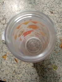 Sticlă ion8 500 ml cu model fotbal, etanșă, deschidere cu o singură mână, fără BPA, lavabilă în mașina de spălat vase — utilizată (stare: vezi a 2-a imagine) 3