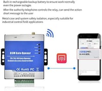 RTU5025 GSM Távirányítós Kapunyitó és Riasztó Rendszer Garázshoz 3