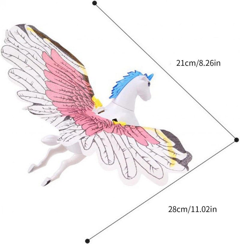 Pegasus Alakú Interaktív Macskajáték Hanggal és Fénnyel