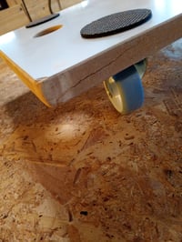 WAGNER 1318 Cărucior transport mobilă din MDF, 57,5x30 cm, capacitate 200 kg, roți soft — uzură la colțuri și crăpături (stare: vezi poza a 2-a) 2