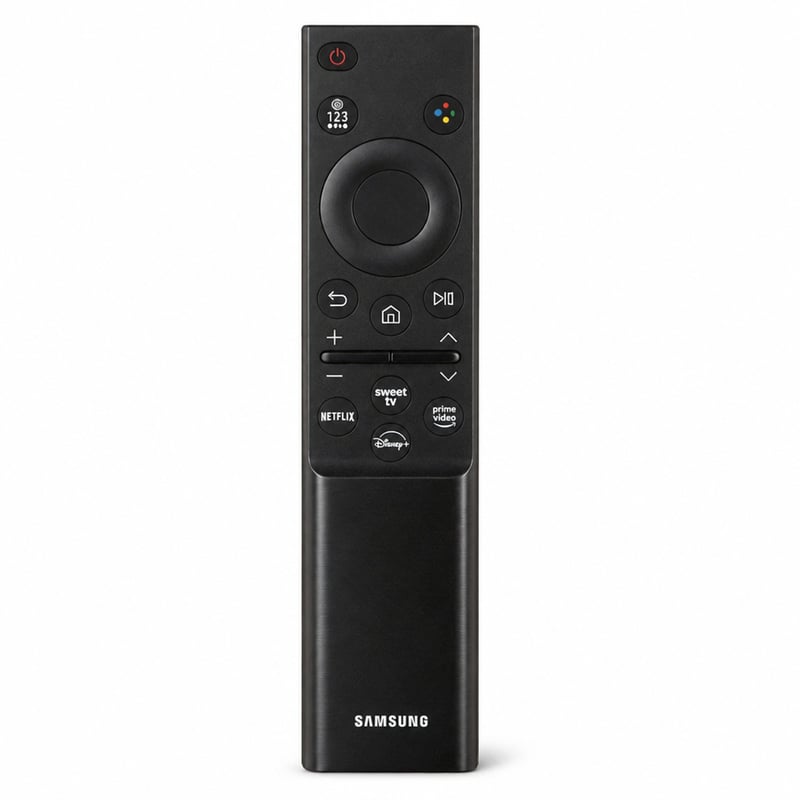 Daljinski upravljač za Samsung DU7179 43" Smart TV – Crystal UHD 4K, s tipkama za brzi pristup aplikacijama Netflix, Prime Video i Disney+, crni, 2024.