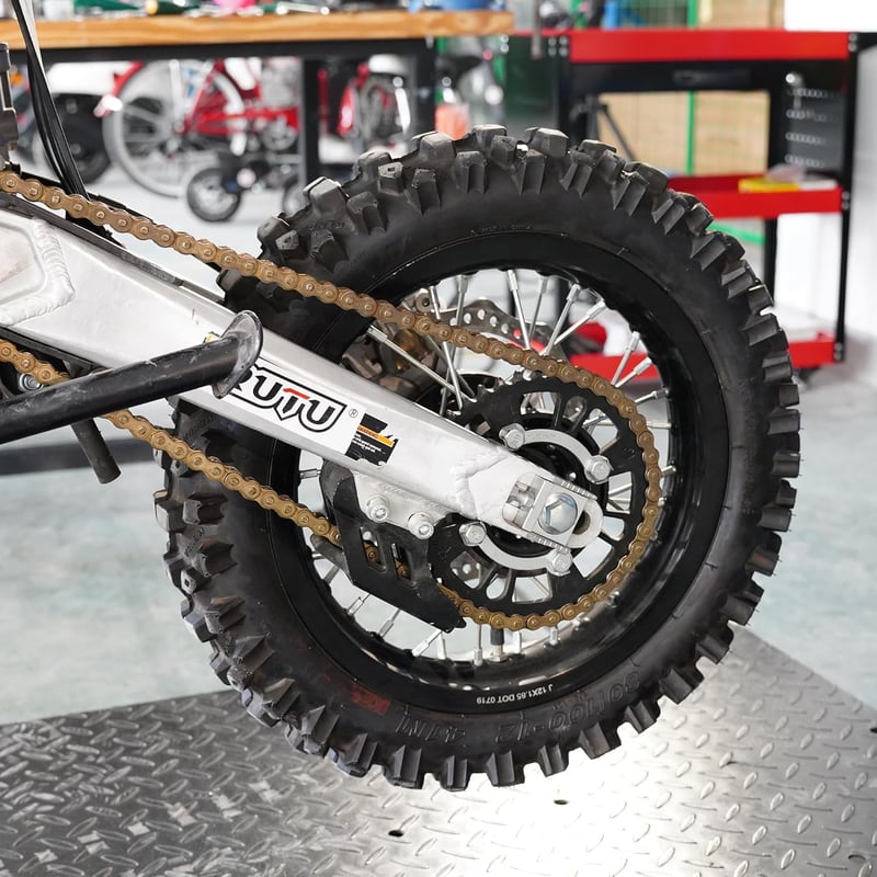 MTATCN Belső Gumitömlő 3.00-12/80/100-12 TR4 Szeleppel - Kompatibilis SSR XR CRF KLX DRZ Motorokhoz - Strapabíró Butilkaucsuk Offroad Motork