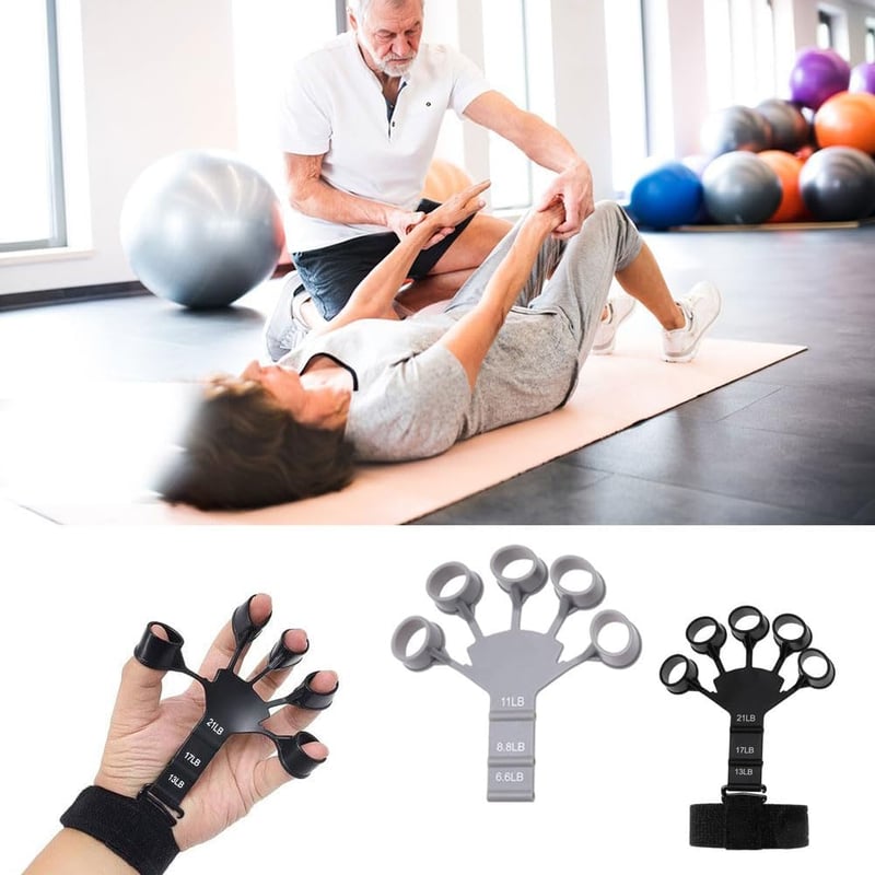 Vein Trainer Kézerősítő Készlet - 2 db Ujj és Markolaterősítő Edzőeszköz Alkar Izomerősítéshez